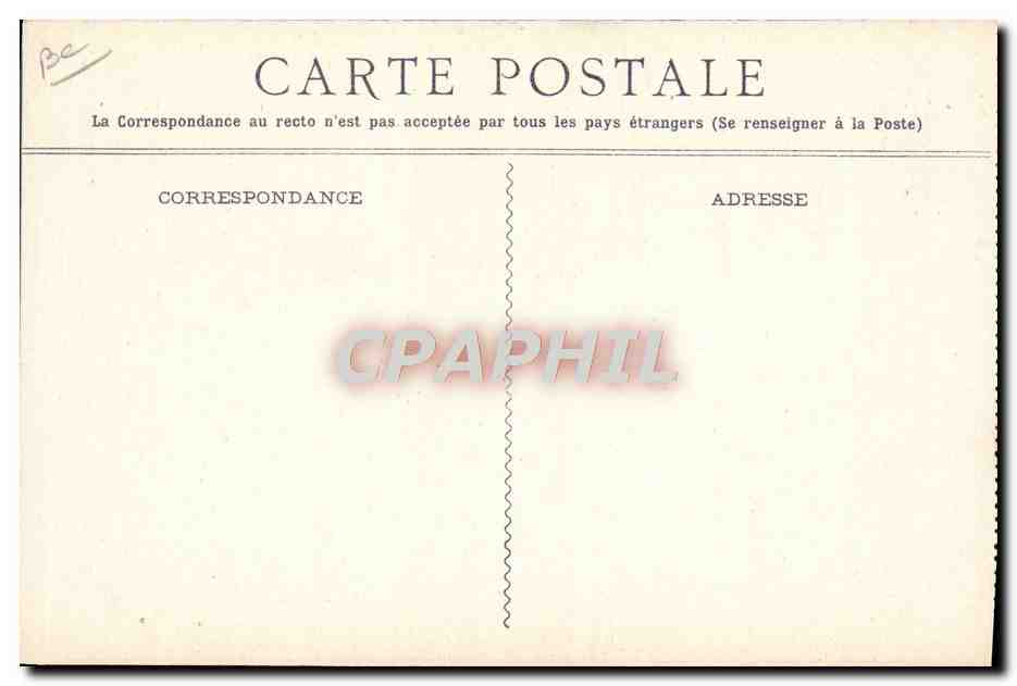 CPA Train Chemins de fer de l'Ouest Normandie Bretagne Ile de Jersey — Rückseite