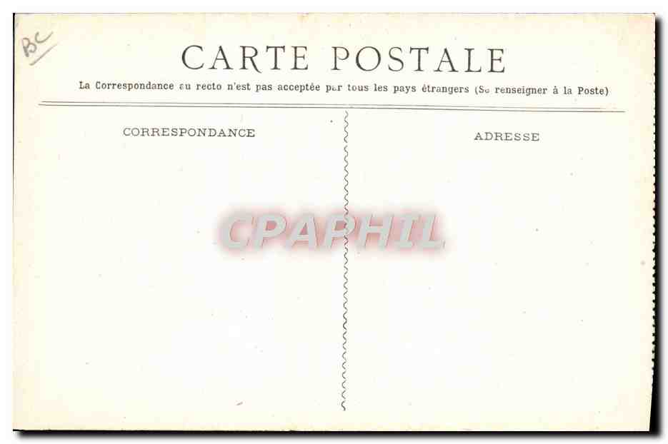 CPA Train Chemins de fer de l'Etat Normandie Bretagne Ile de Jersey Touraine Vendee  — Rückseite