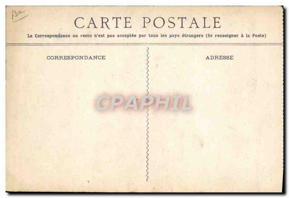 CPA Train Chemins de fer de l'Ouest Normandie Bretagne Ile de Jersey — Rückseite