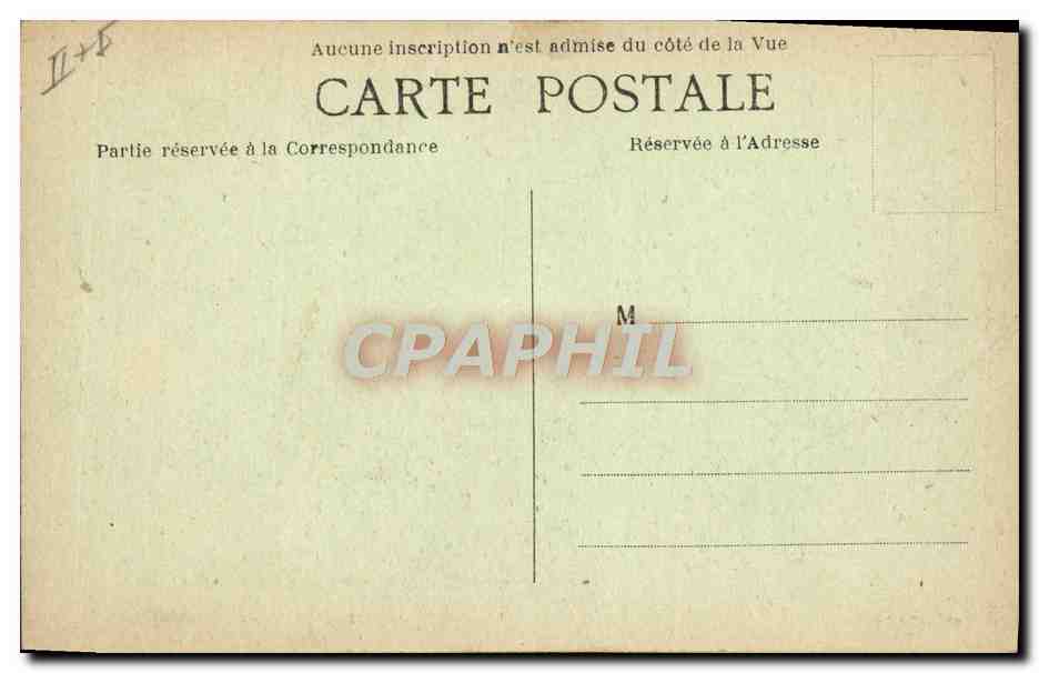 CPA Train Legende de St SAulge En panne a Pornat — Rückseite