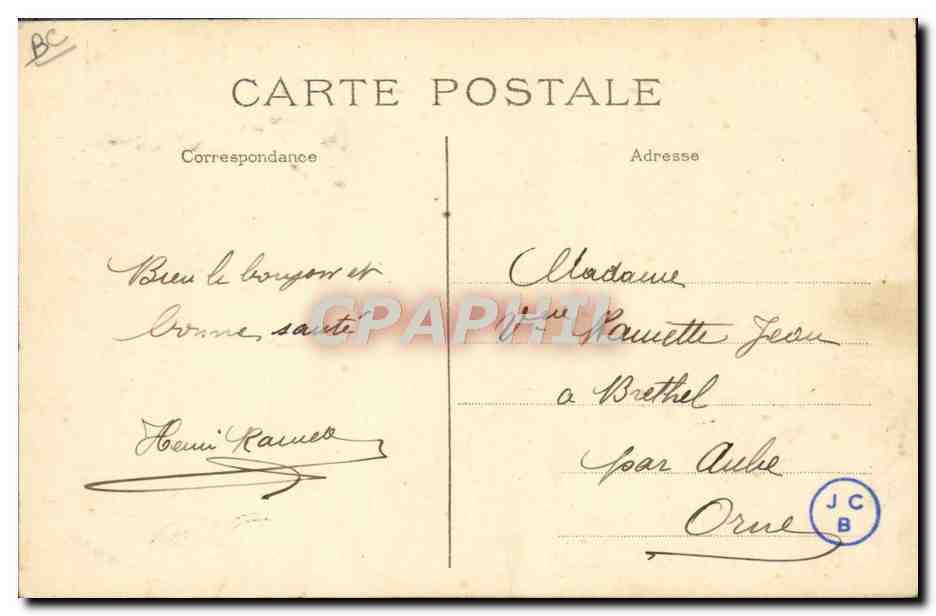 CPA Paris Le matropolitain a la Bastille Metro  — Rückseite