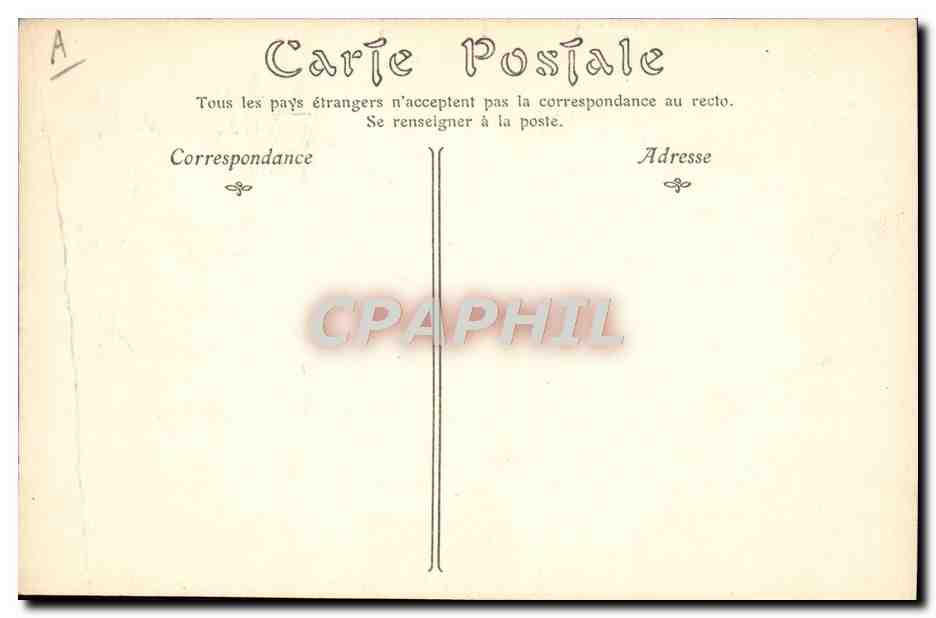 CPA Tramway Aix les Bains La rue de Geneve  — Rückseite