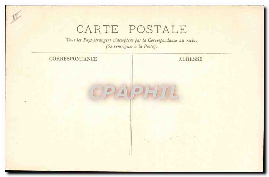 CPA Tramway Nice Avenue de la gare  — Verso
