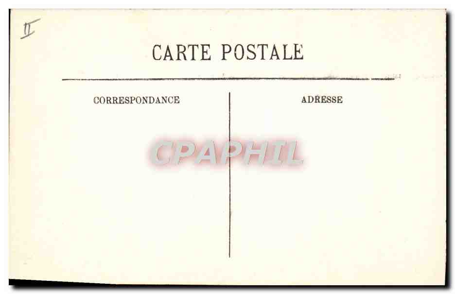 CPA Tramway Bordeaux la place de la Comedie  — Rückseite