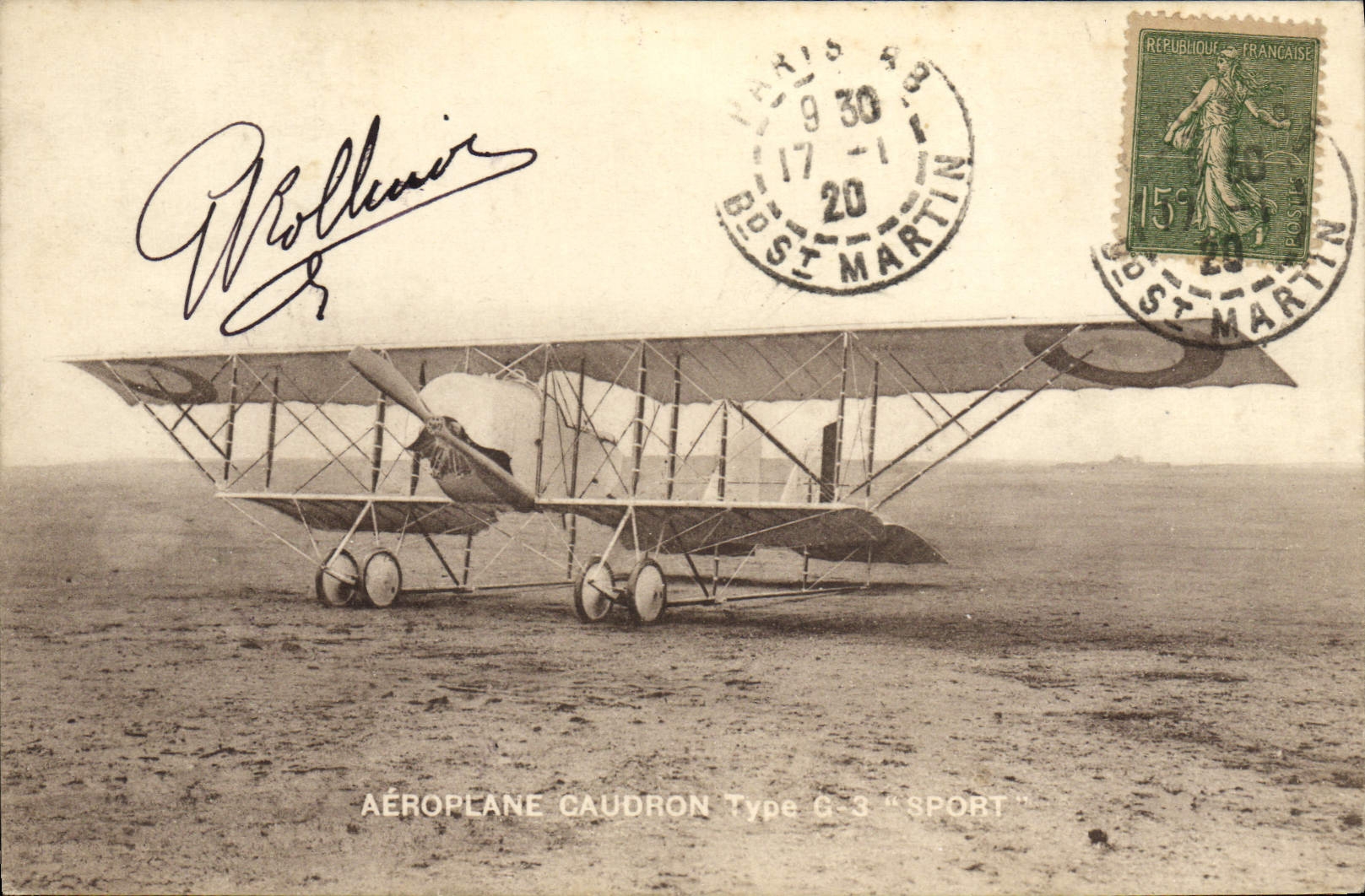 CPA Avion Aviation Aeroplane Caurdon Type G3 Sport 