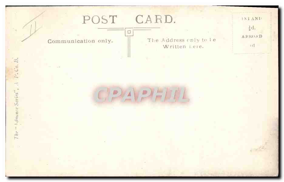 CPA Avion Aviation Latham flying at Blackpool — Rückseite