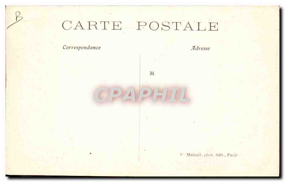 CPA Avion Aviation l'aeroplane La Libellule de M Bleriot Moteur Antoinette — Rückseite