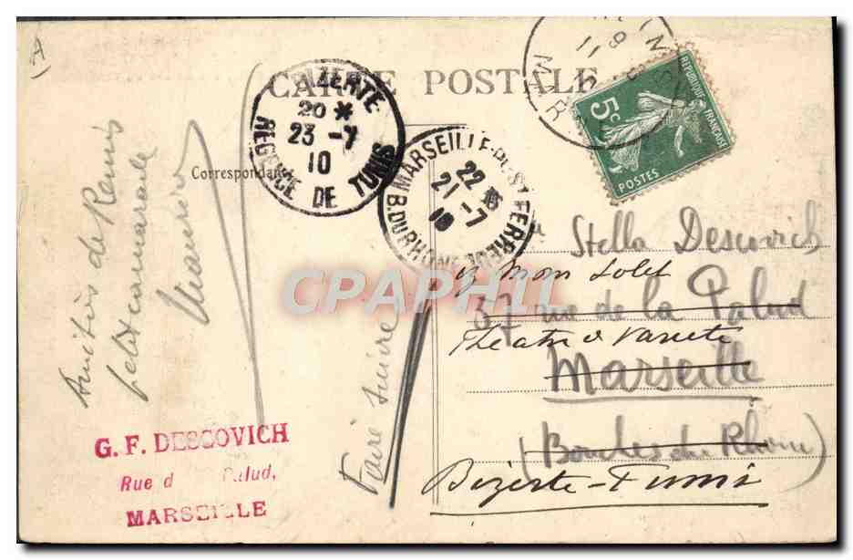CPA Avion Aviation Grande semaine de l'aviation de Champagne Dirigeable Colonel Renard  — Back