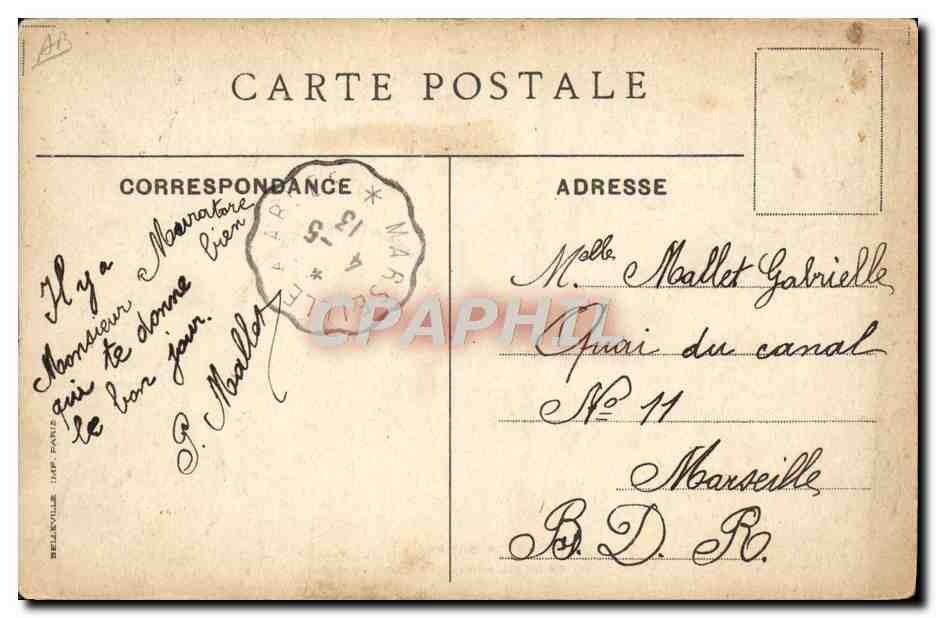 CPA Avion Aviation Monoplan Morane Saulnier Garros Legagneux Leon Morane Brindejonc des Moulinais  — Verso