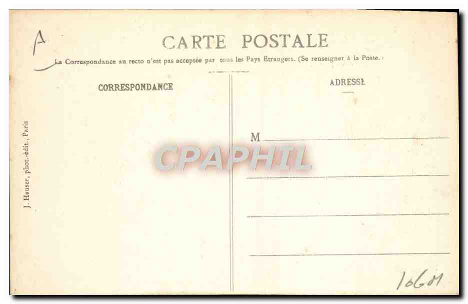 CPA Avion Aviation Le triplan Goupy Velo Cycle Cyclisme — Back