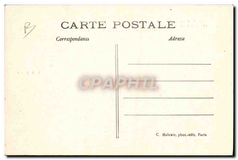 CPA Avion Aviation Les pionniers de l'air Latham monte sur aeroplane Antoinette franchit le Pas de Calais  — Verso