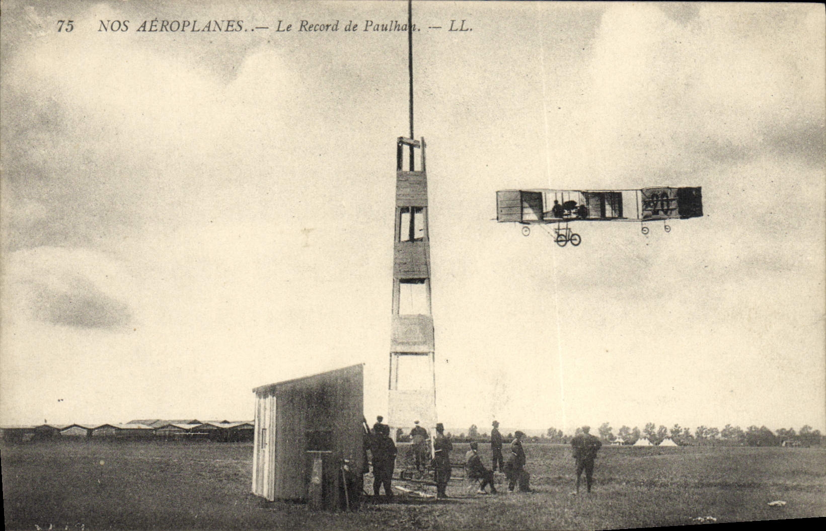 CPA Avion Aviation Nos aeroplanes le record de Paulhan