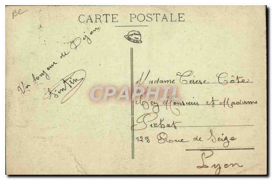 CPA Avion Aviation Souvenir d'un meeting a Longvic les Dijon Un groupe d'avions  — Back
