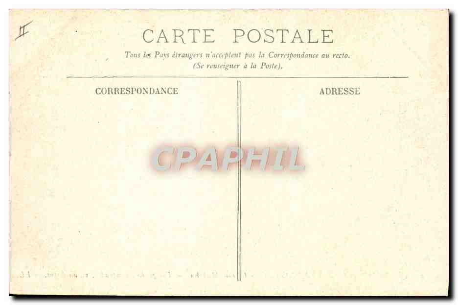 CPA Automobile Coupe Gordon Bennett 1905 Circuit Michelin Virage de Champrader vu au dessu  — Rückseite