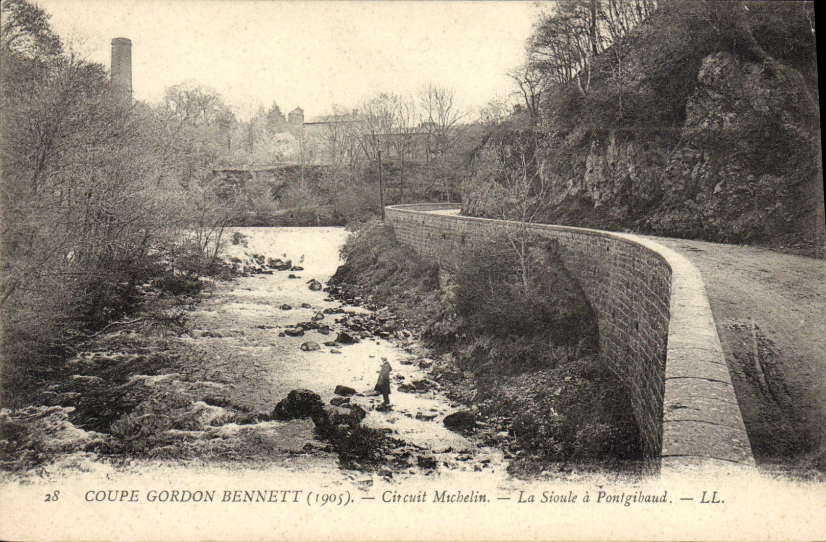 La Sioule à Pontigbaud — Circuit Michelin — Coupe Gordon Bennett (1905) — LL