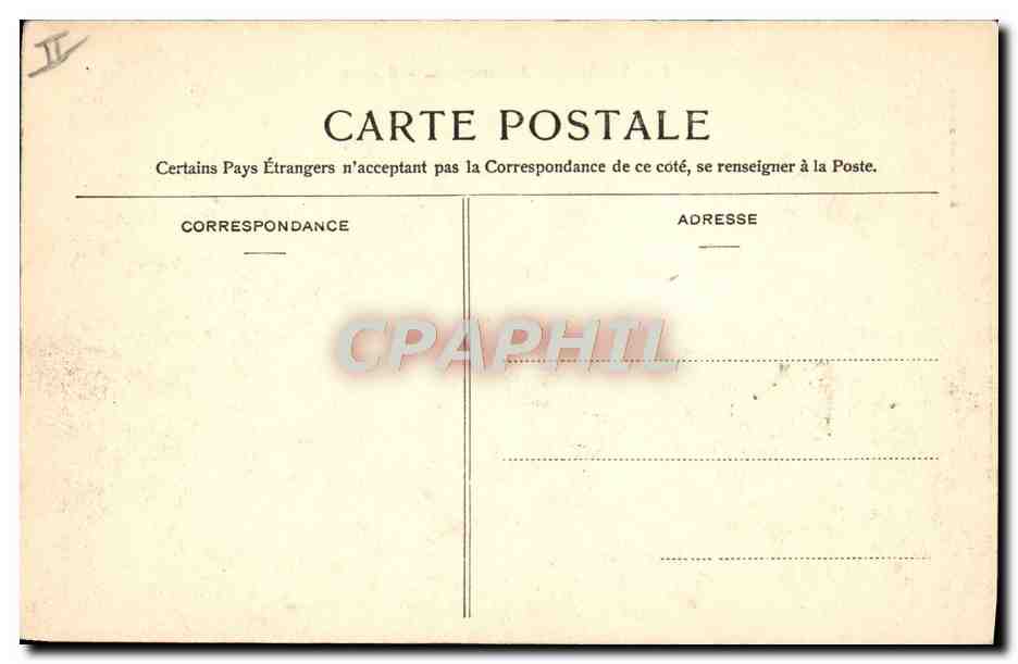 CPA Automobile Circuit d'Auvergne Orcines — Rückseite