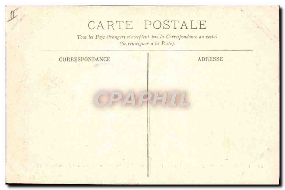 CPA Automobile Coupe Gordon Bennett 1905 Circuit Michelin La route avant Herment  — Rückseite