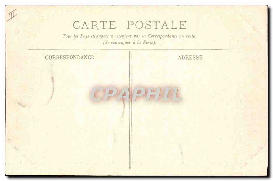 Laqueuille — Allgemeiner Blick über den Abgrund — Circuit Mitbelin, Verlag Coupe Gordon Bennett (1905) — Rückseite