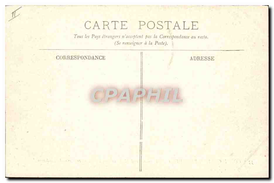 CPA Automobile Coupe Gordon Bennett 1905 Circuit Michelin La route en corniche au dessus de Sayat — Rückseite