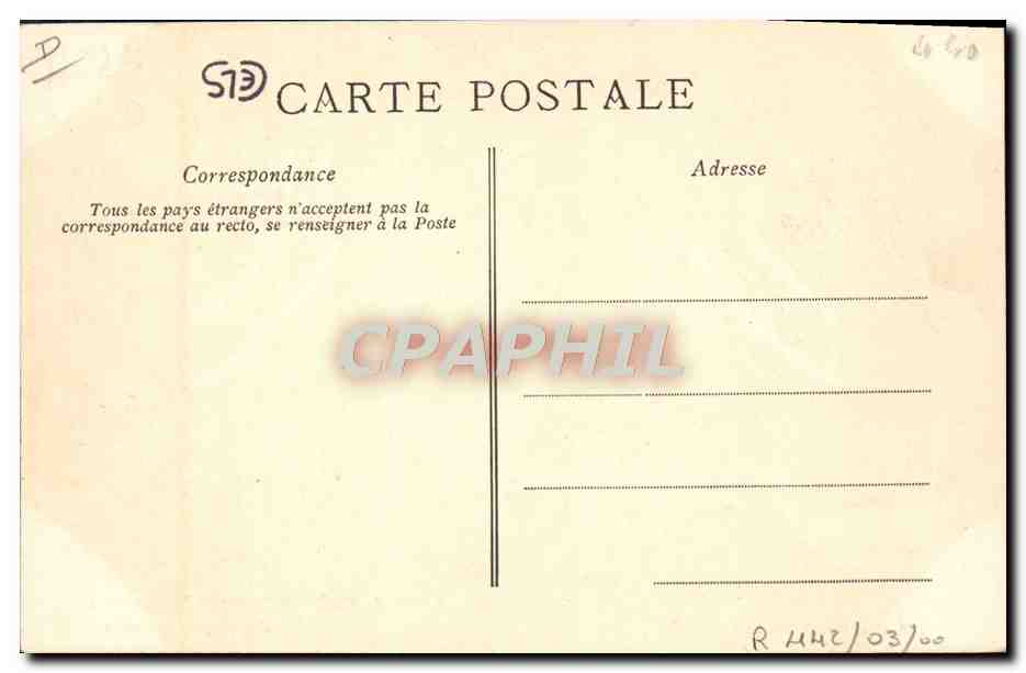 A. Clément al volante della sua auto Bayard da 120 cavalli — Clermont-Fd — Edit. de la Havane — Verso
