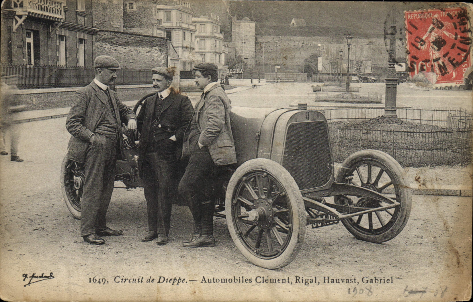 CPA Automobile Circuit de Dieppe Automobiles Clement Rigal Hauvast Gabriel