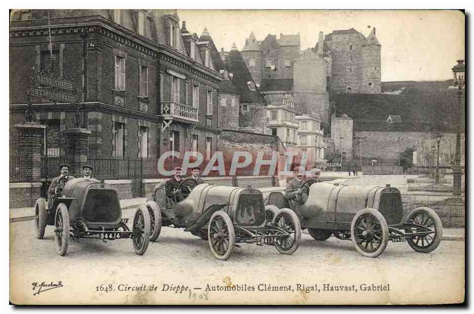 CPA Automobile Circuit de Dieppe Automobiles Clement Rigal Hauvast Gabriel