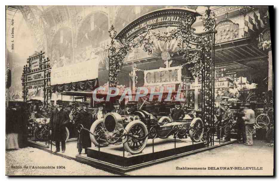 Salón del Automóvil 1904 — Établissements DELAUNAY-BELLEVILLE — París