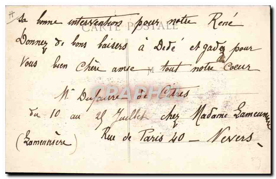 Grand Prix van de A.C.F. — Circuit van Lyon — De Delage van Duray passeert snel voorbij de tribunes — Achterkant