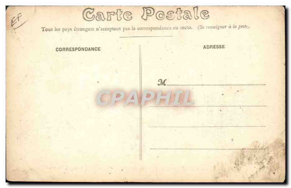CPA Automobile Circuit de Dieppe Equipe Motobloc Courtade Garcet Pierron  — Rückseite