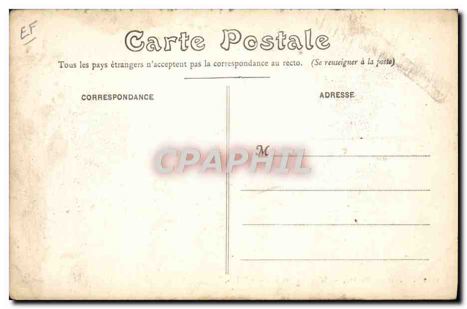 CPA Automobile Circuit de Dieppe wagner sur voiture FIAT — Rückseite