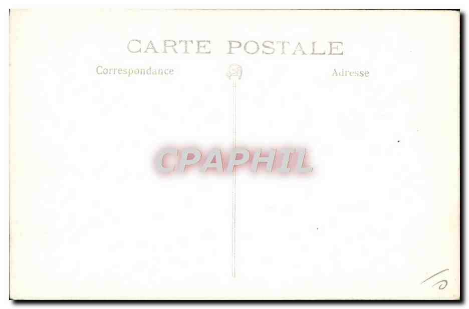 CARTE PHOTO Automobile  — Verso