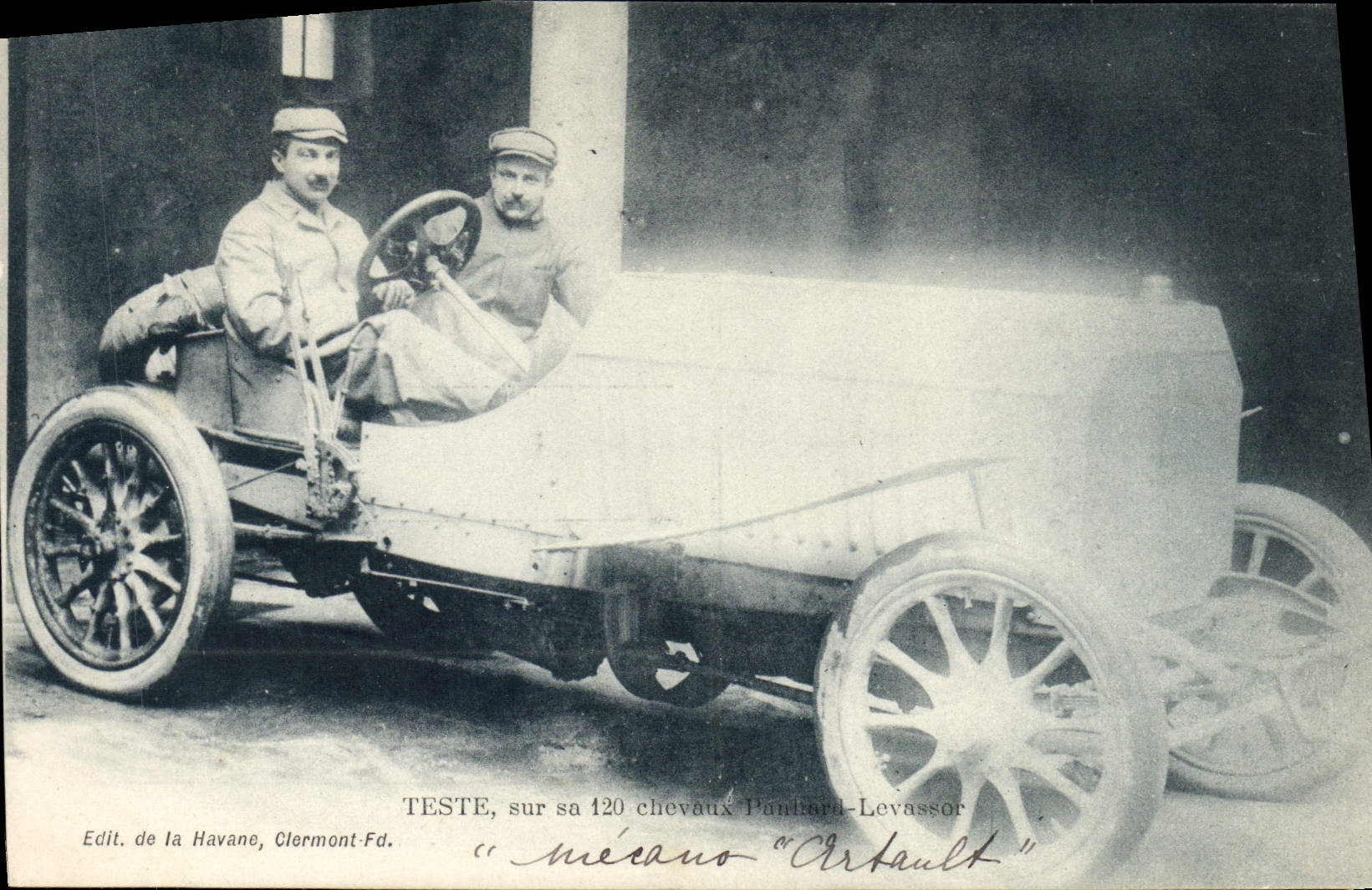 CPA Automobile Tste sru sa 120 chevaux Panhard Levassor 