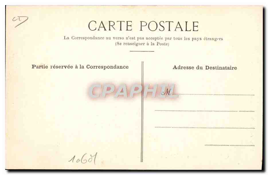 CPA Automobile Gabriel sur sa 130 ch de Dietrich  — Rückseite
