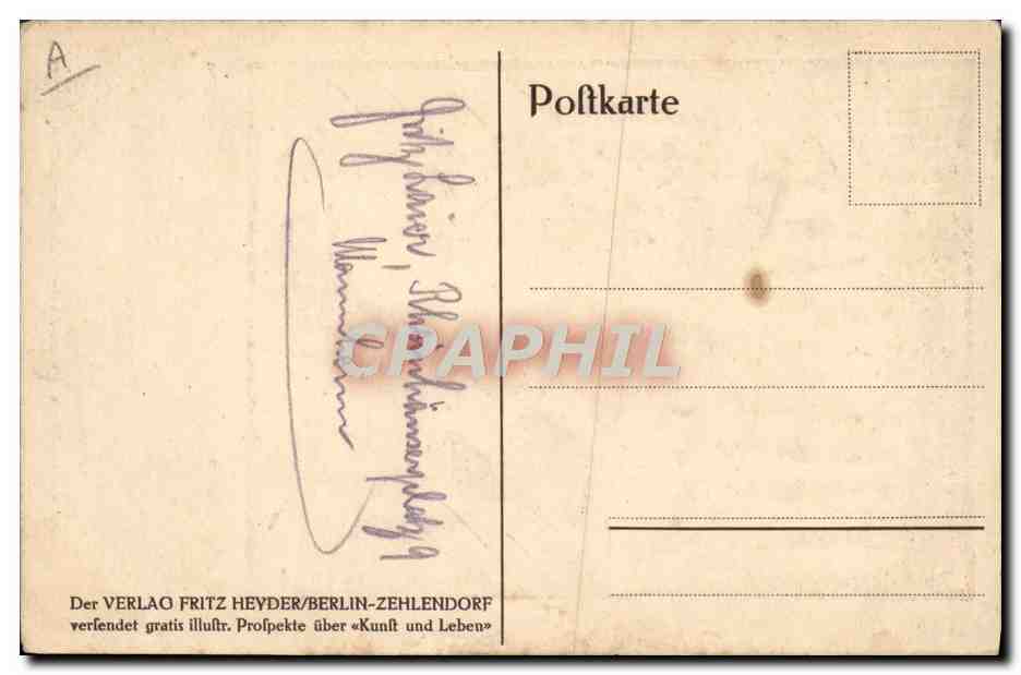 CPA Illustrateur WAlther Klemm — Rückseite