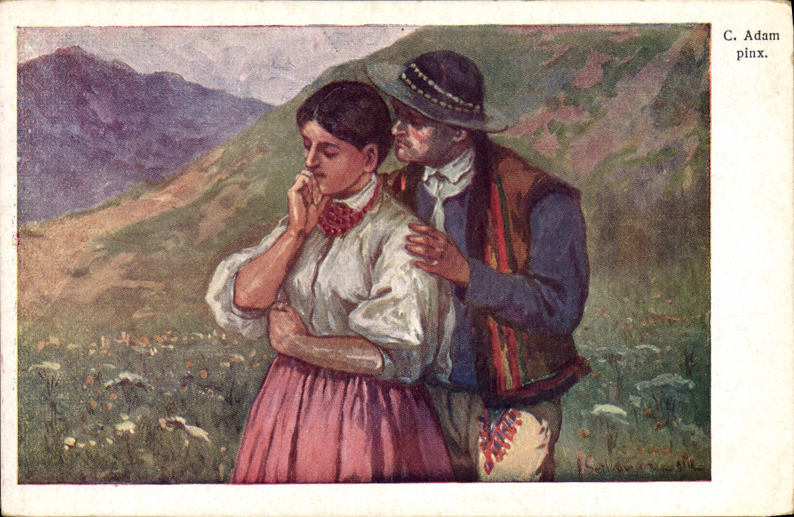 CPA Illustrateur Adam Folklore