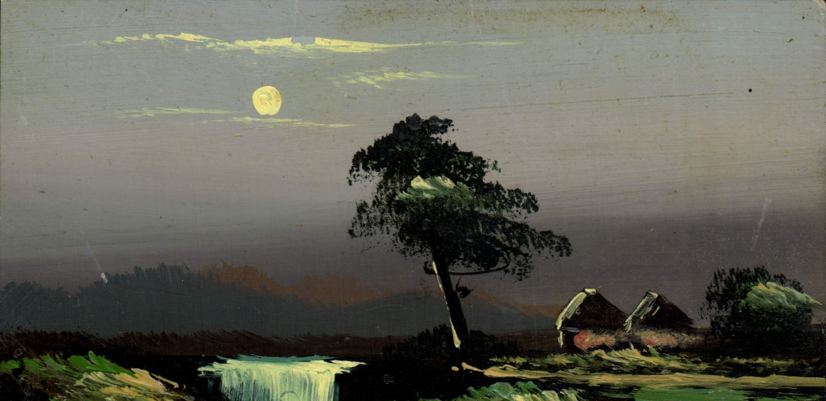 CPA Japon Nippon Paysage (peint a la main)