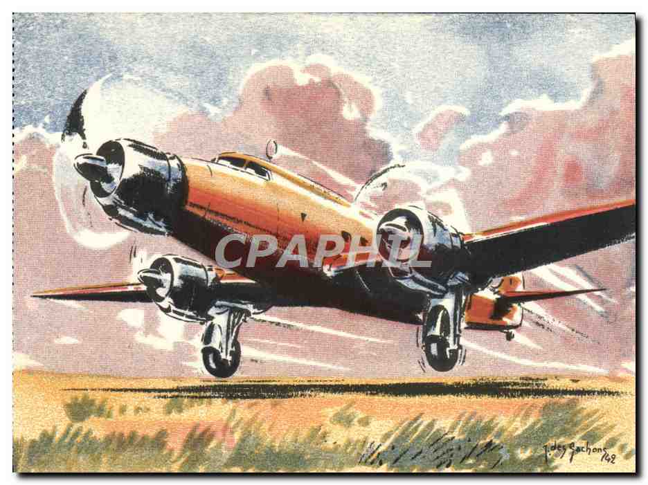 CPA Avion Aviation Transport Dewoitine 342 Transport Long courrier