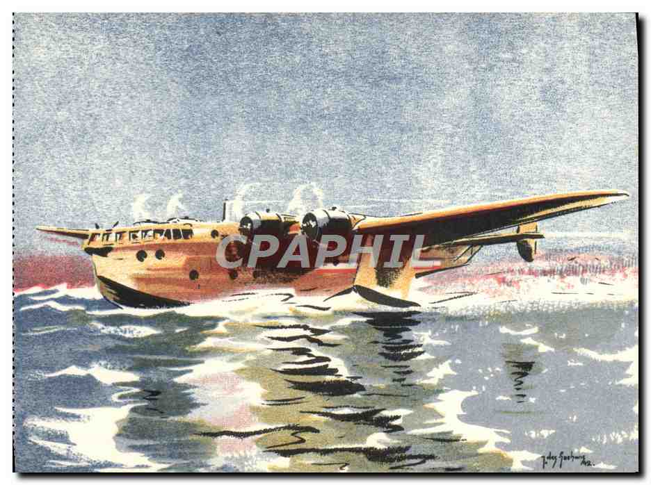 CPA Avion Aviation Hydravion Breguet 730 Exploration