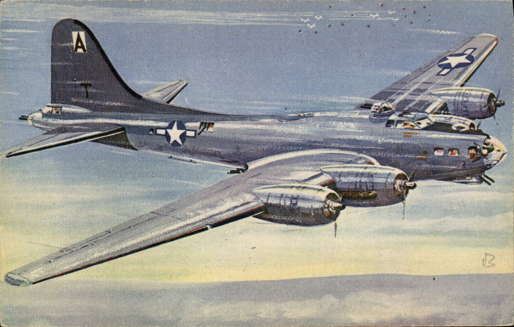 CPA Avion Aviation Forteresse des Etats Unis 