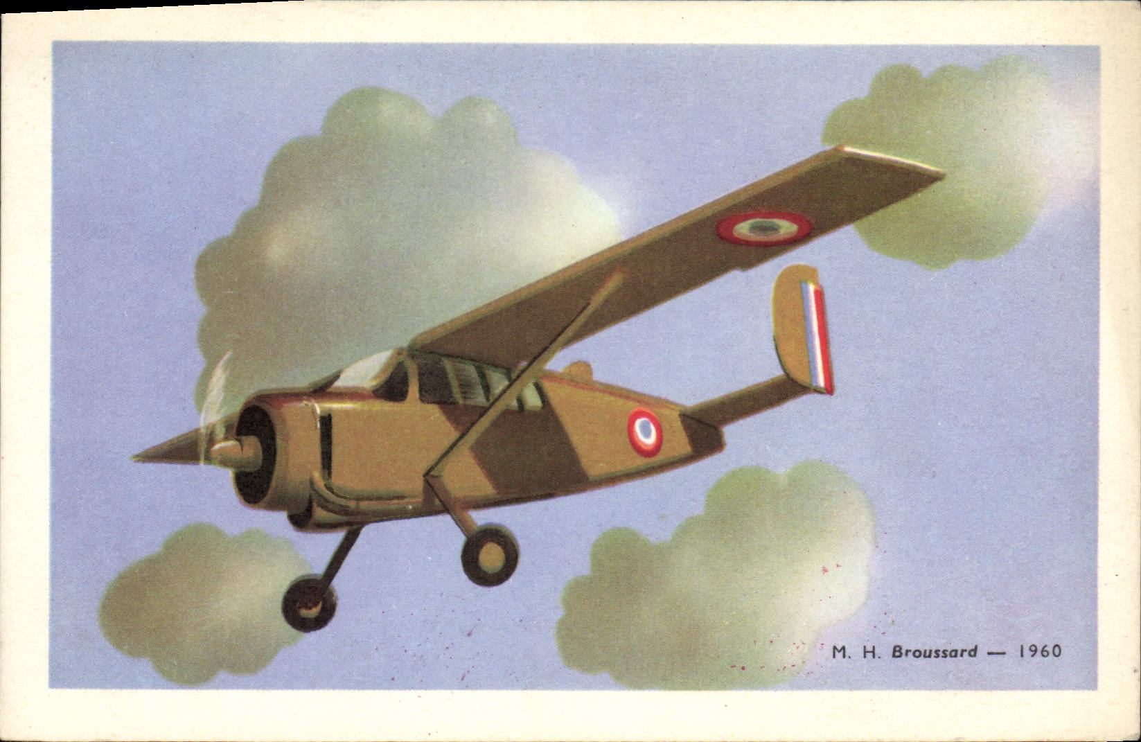CPA Avion Aviation M H Broussard 1960