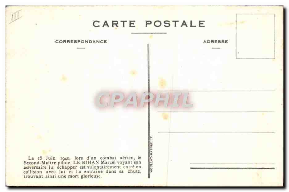 CPA Avion Aviation L M Bayle 44 — Back