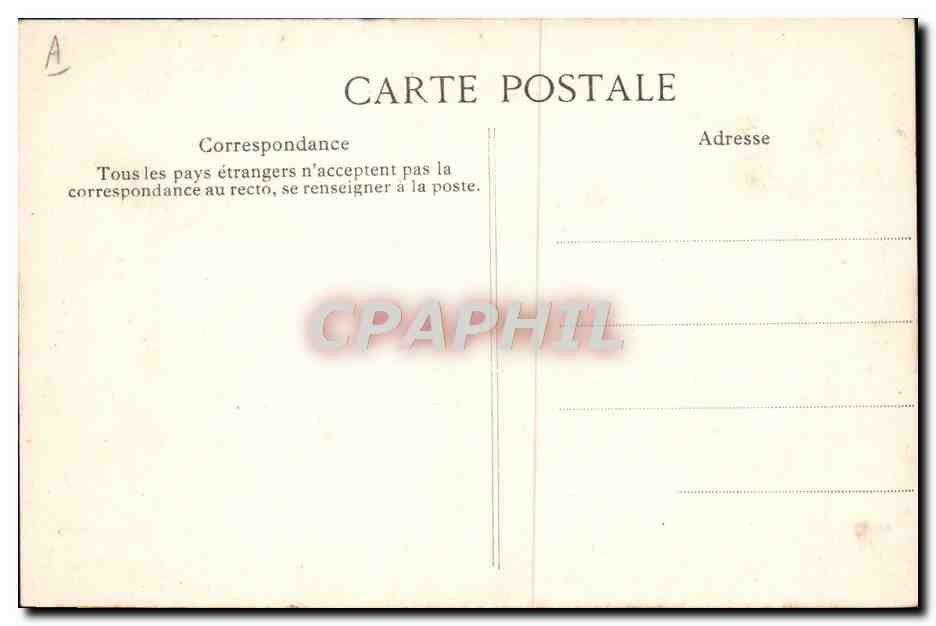 CPA Avion Aviation Homme  — Rückseite