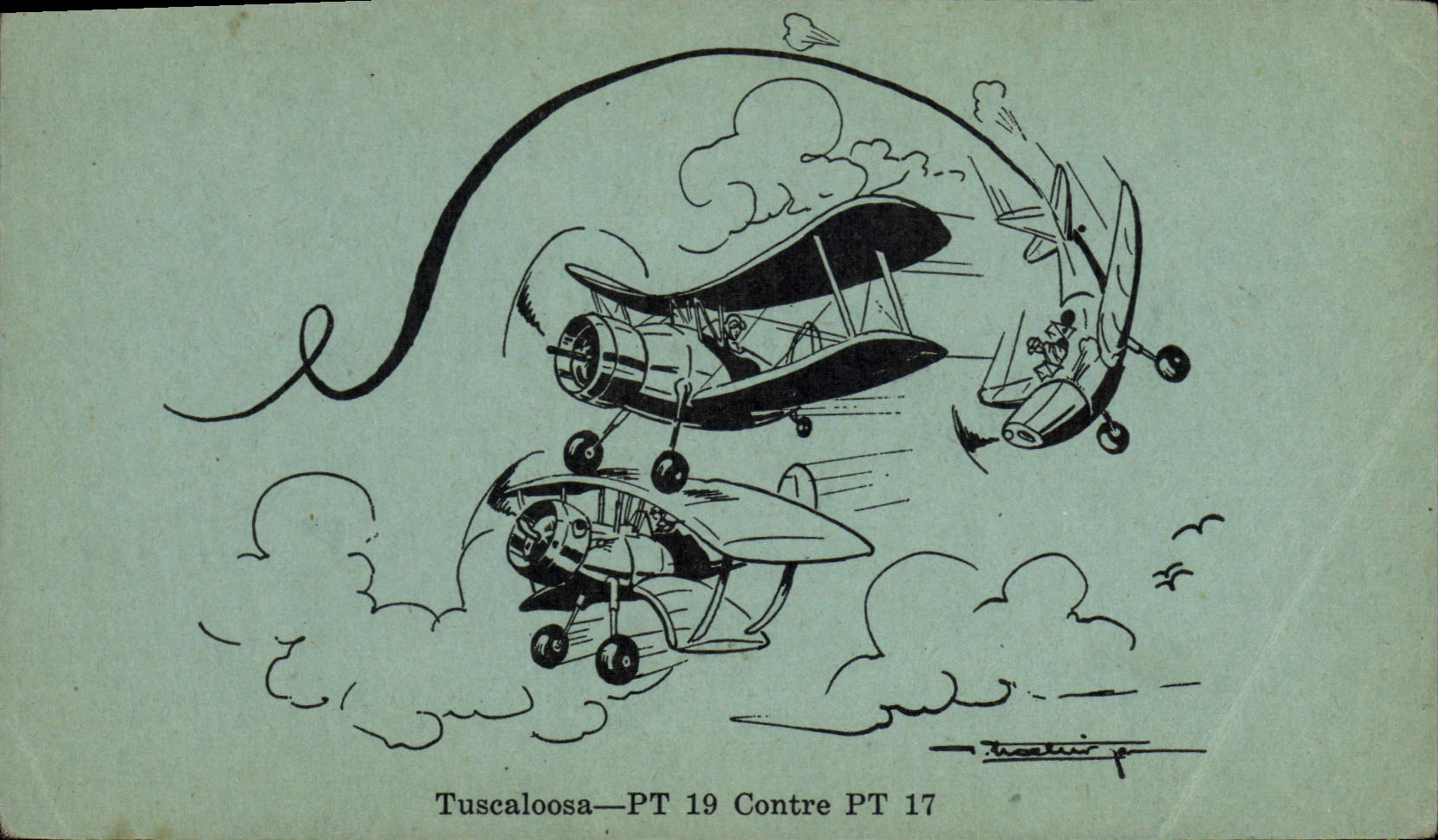CPA Avion Aviation French Air Forces in USA