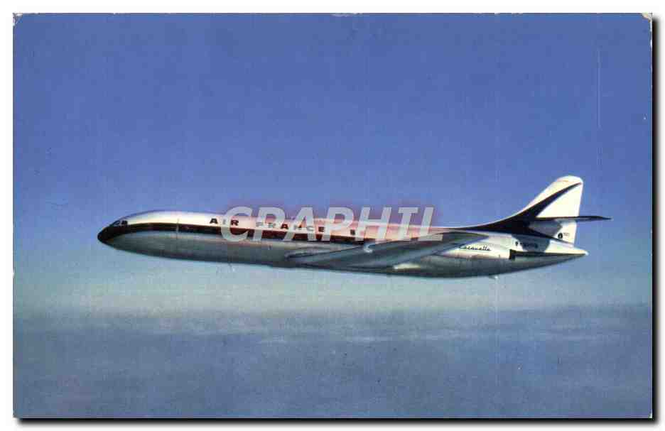 CPA Avion Aviation Caravelle Air France 