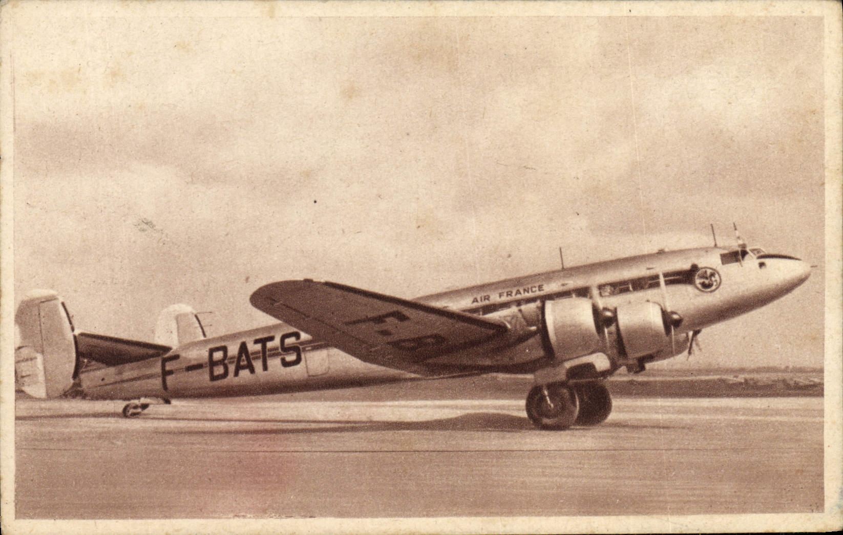 CPA Avion Aviation Languedoc 161 Air France