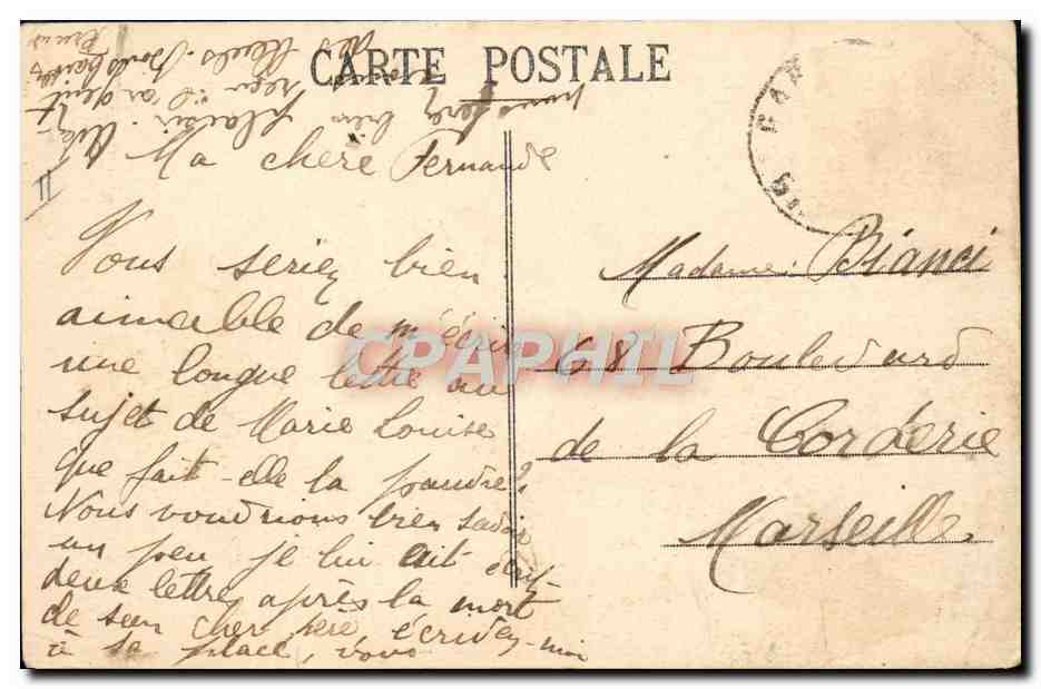 CPA Avion Aviation Suresnes Nimes — Back
