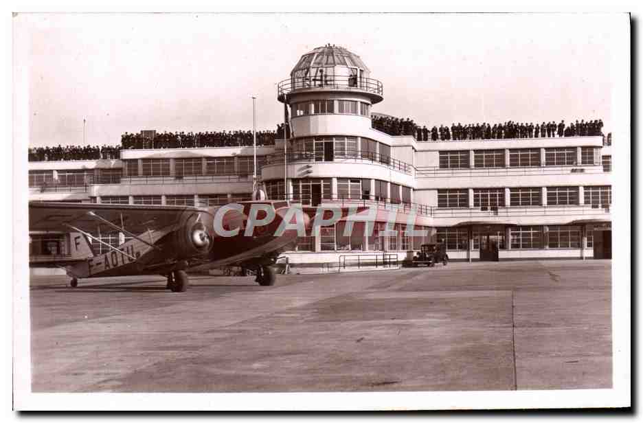 CPA Avion Aviation Port aerien du Bourget Dugny La tour de controle 