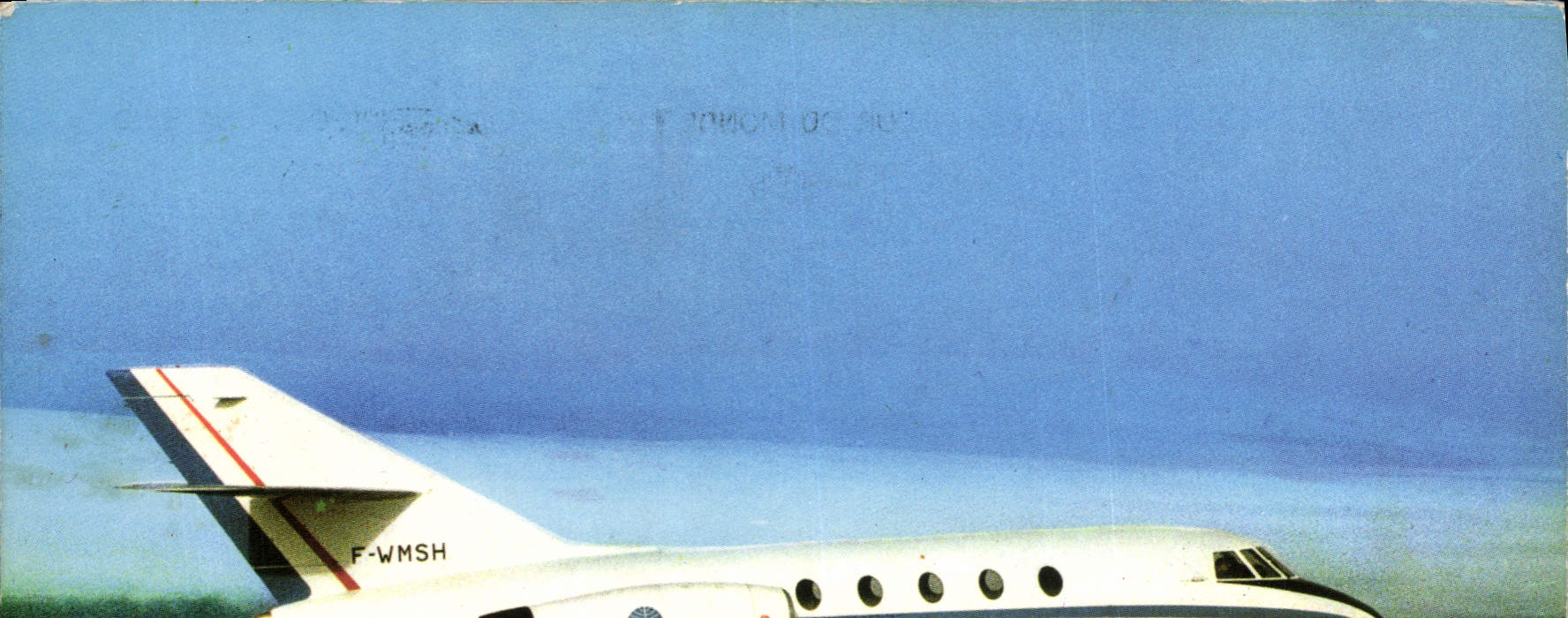 CPA Avion Aviation dassault Sud Aviation Mystere 20 Jet Falcon 