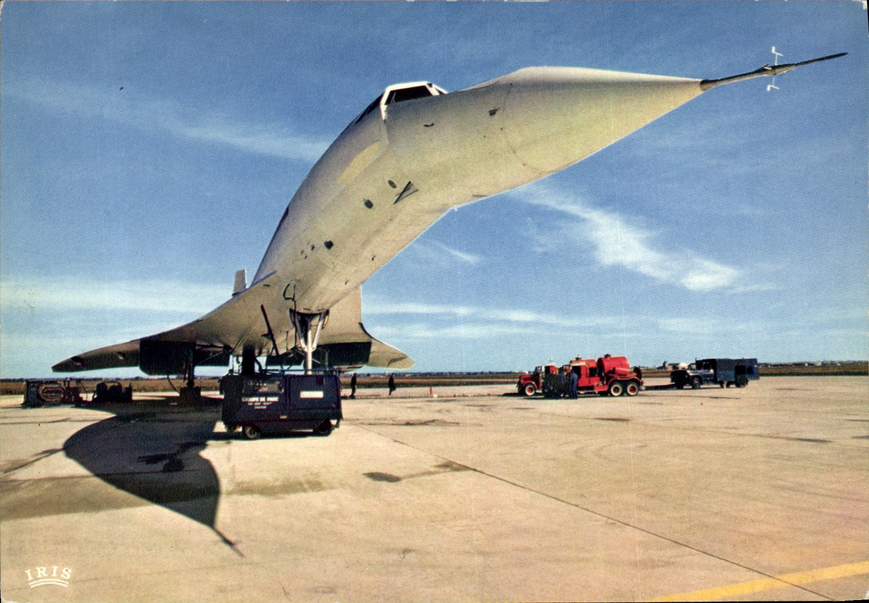 CPA Avion Aviation Concorde Premier avion supersonique