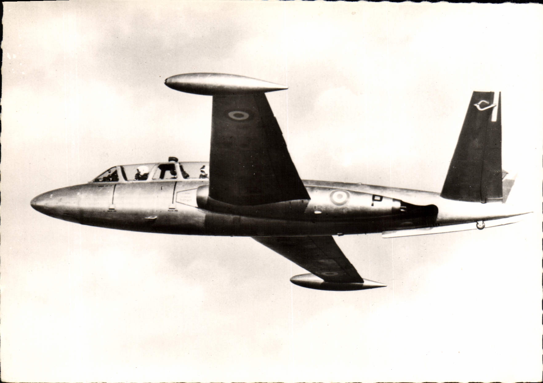 CPA Avion Aviation Fouga 170R Magister Avion d'entrainement